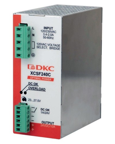 Источник питания однофазный, 240Вт, 5А, 48В (XCSF240DP). Источник питания OPTIMAL POWER однофазный, с ORing диодом. ДКС в Королеве