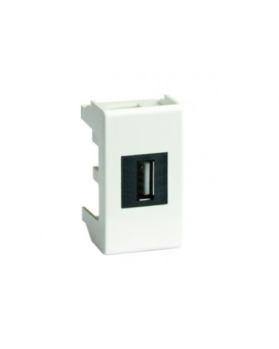 Розетка USB 2.0 Brava 1 модуль слоновая кость (75200S): Розетка USB в Королеве