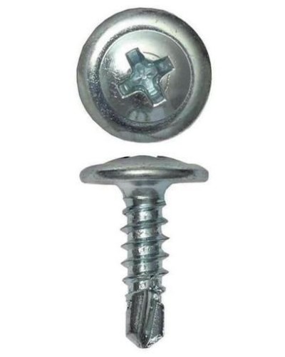 Саморез с пресс-шайбой 4.2х41 со сверлом (200 шт) (CM274041). Саморез с пресс-шайбой. ДКС в Королеве