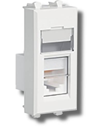 Розетка RJ-45 Avanti 1 модуль ванильная дымка (4405461): Розетка компьютерная в Королеве