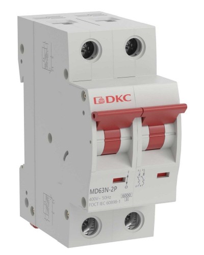 YON max MD63N 2P 32А 6кА C (MD63N-2PC32). Автоматический выключатель. ДКС в Королеве