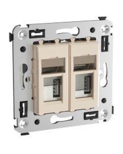Розетка USB в стену Avanti ванильная дымка (4405543). Розетка USB. ДКС в Королеве