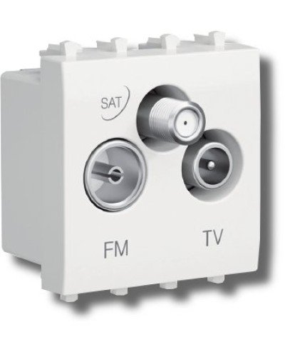 Розетка TV-FM-SAT Avanti 1 модуль ванильная дымка (4405532): Розетка TV-FM-SAT в Королеве