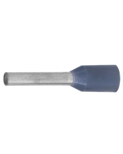 Наконечник-гильза НШВИ 0.75-12, серый (100 шт) (IF0.75-12GR). Наконечник-гильза с изолированным фланцем. ДКС в Королеве