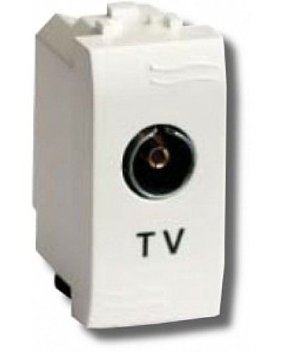 Розетка TV Brava универсальная 1 модуль слоновая кость (75721S): Розетка TV в Королеве