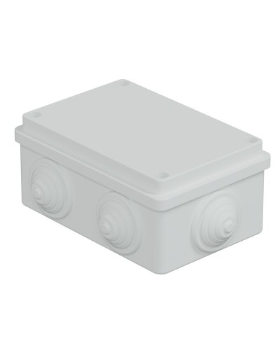 Коробка JBS120 120х80х50, 6 вых., IP55, белая (44008W-1). Коробка монтажная. Экопласт в Королеве