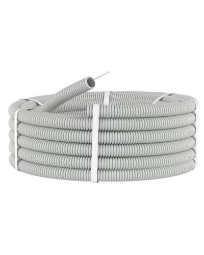 Труба HFFR тяжелая D40, серая (21140HF-GR): Труба гофрированная, с зондом, не распространяющая горение, без галогена в Королеве