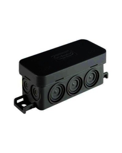 Коробка JBL090 90х42х40, 10 вых., IP55, черная (44055BL-1). Коробка монтажная. Экопласт в Королеве