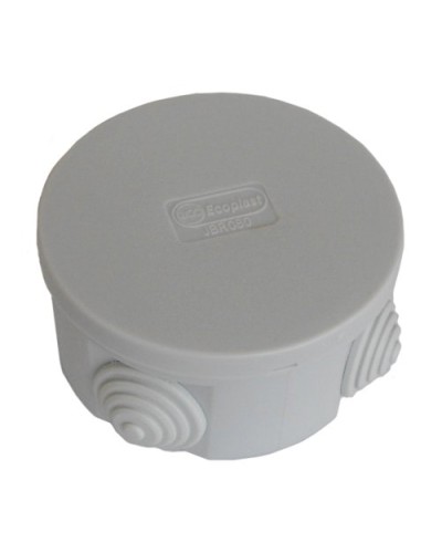 Коробка JBR080 D=80х40, 4 вых., IP44, белая (44005W-1). Коробка монтажная. Экопласт в Королеве
