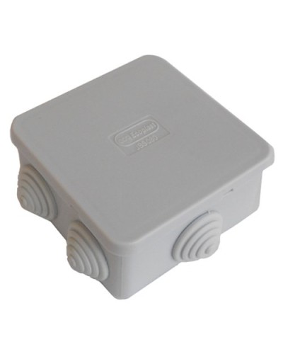 Коробка JBS080 85х85х40, 6 вых, IP44, серая (44006). Коробка монтажная. Экопласт в Королеве