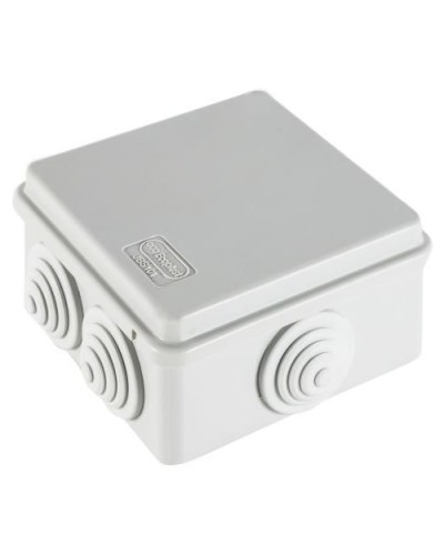Коробка JBS101 100х100х55, 6 вых., IP55, серая (44037). Коробка монтажная. Экопласт в Королеве