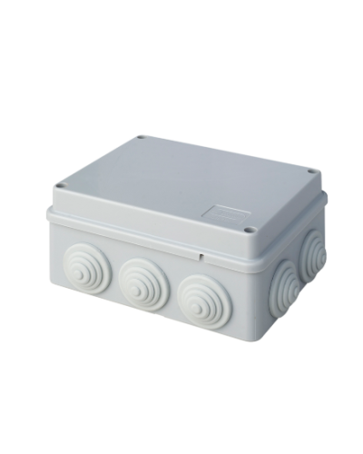 Коробка JBS150 150х110х70, 10 вых., IP55, серая (44009). Коробка монтажная. Экопласт в Королеве