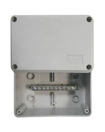 Коробка (КУП) JBS080 85х85х40, 6 вых, IP44 (44006KP): Коробка уравнивания потенциалов (КУП), 6х9мм, 8 зажимов в Королеве