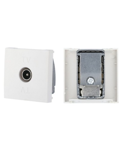 Розетка TV оконечная, белый LK45 (852104). Розетка TV. Экопласт в Королеве