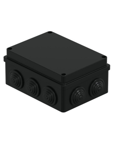 Коробка JBS150 150х110х70, 10 вых., IP55, черная (44009BL-1). Коробка монтажная. Экопласт в Королеве
