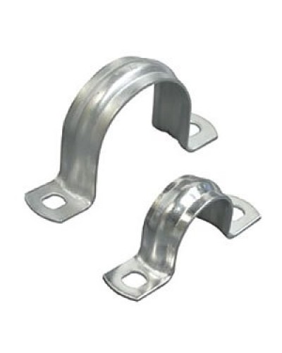 Скоба двухлапковая D50 с двумя отверстиями (50шт) (43650-50): Скоба оцинкованная в Королеве