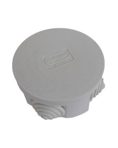 Коробка 3001 D70x36, 4 вых, IP55, серая (44001). Коробка монтажная. Экопласт в Королеве