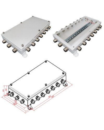 КМ IP66-2040. Коробка монтажная электротехническая. Гефест в Королеве