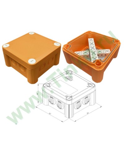 КМ-О-1212(П)(18к)-IP55: Коробка монтажная огнестойкая в Королеве