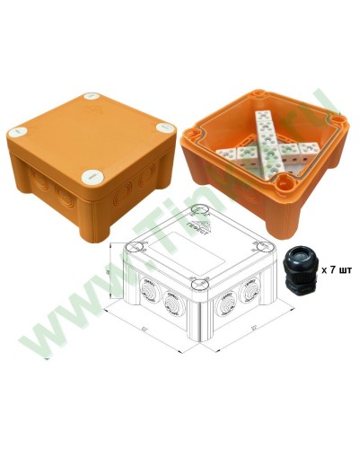 КМ-О-1212(П)(18к)-IP66(П6-12): Коробка монтажная огнестойкая в Королеве