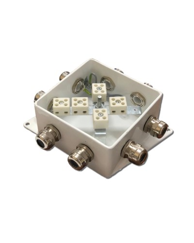 КМ-О (10к*6,0)-IP66-120х120, шесть вводов: Коробка монтажная огнестойкая в Королеве