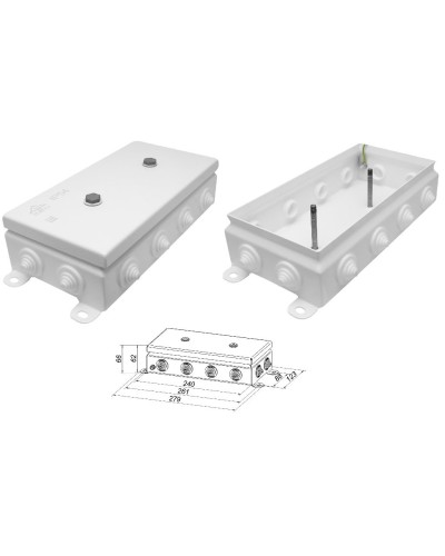 КМ IP55-1224. Коробка монтажная электротехническая. Гефест в Королеве