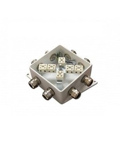 КМ-О (12к*10,0)-IP66-120х120, пять вводов: Коробка монтажная огнестойкая в Королеве