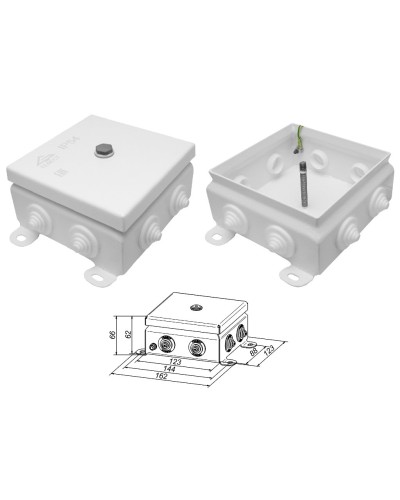 КМ IP55-1212. Коробка монтажная электротехническая. Гефест в Королеве
