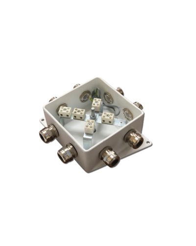 КМ-О (10к)-IP66-120х120, восемь вводов: Коробка монтажная огнестойкая в Королеве