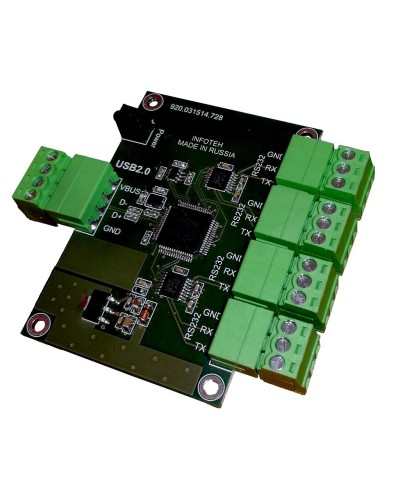 AVT-USB/4RS232. Промышленный преобразователь USB в RS-232. Инфотех в Королеве