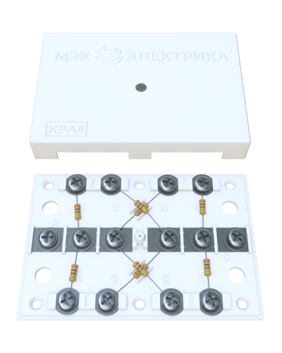 KRA-4 75 Om white (MEC42101). Коробка на 4 абонента. МЭК-Электрика в Королеве