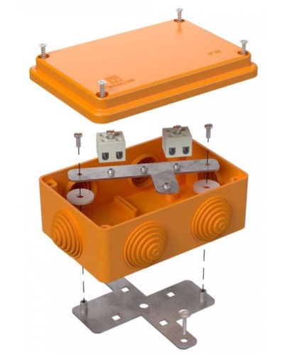 Коробка огнестойкая 120х80х50 (40-0340-FR2.5-4). Коробка огнестойкая для открытой установки. Промрукав в Королеве