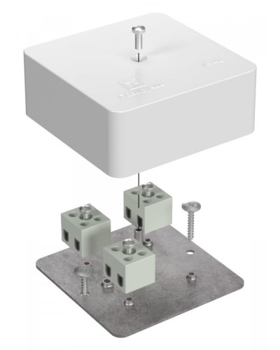 Коробка огнестойкая 75х75х30 (40-0450-FR2.5-6). Коробка огнестойкая для открытой установки. Промрукав в Королеве