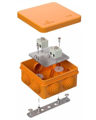 Коробка огнестойкая 80х80х40 (40-0210-FR1.5-4). Коробка огнестойкая для открытой установки. Промрукав в Королеве