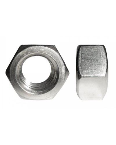 Гайка шестигранная нержавеющая (А2) M6 (DIN 934) (500 шт) (PR08.7455). Гайка шестигранная нержавеющая (А2). Промрукав в Королеве