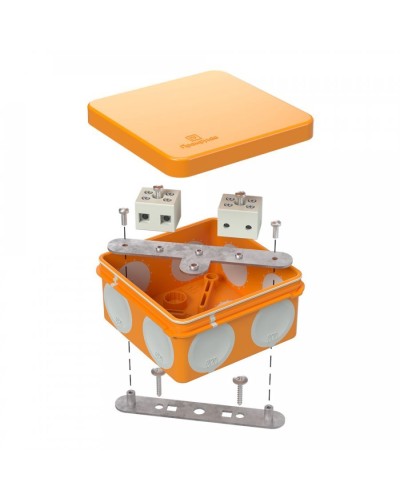 Коробка огнестойкая 80х80х40 (60-0210-FR6.0-4). Коробка огнестойкая для открытой установки. Промрукав в Королеве