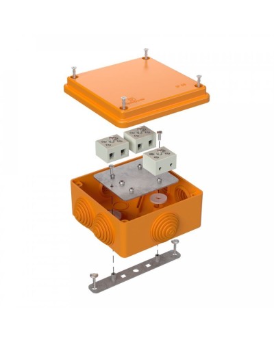 Коробка огнестойкая 100х100х50 (40-0300-FR6.0-6). Коробка огнестойкая для открытой установки. Промрукав в Королеве