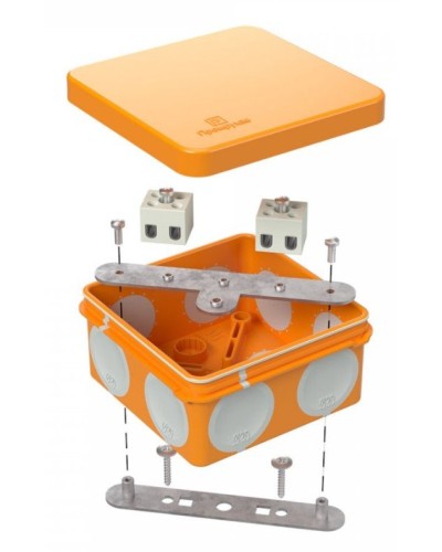 Коробка огнестойкая 80х80х40 (60-0210-FR2.5-6). Коробка огнестойкая для открытой установки. Промрукав в Королеве