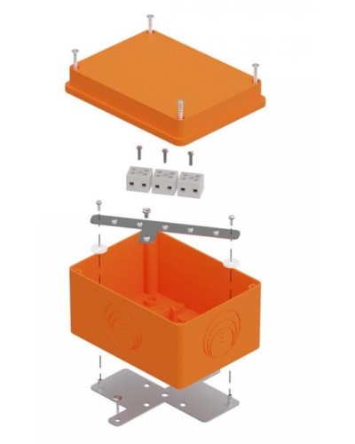 Коробка огнестойкая 150х110х90 E15-E120 для о/п (40-0351-FR6.0-6). Коробка огнестойкая для открытой установки. Промрукав в Королеве