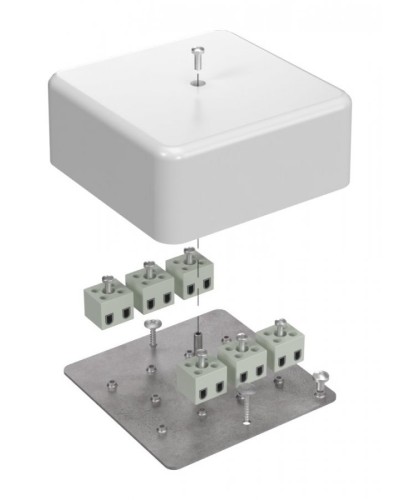 Коробка огнестойкая 103х103х45 (латунь) (40-0470-FR2.5-12-Е60). Коробка огнестойкая для открытой установки. Промрукав в Королеве