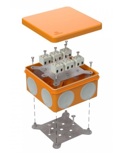 Коробка огнестойкая 60-0300-FR2.5-12 Е15-Е120 100х100х50. Коробка огнестойкая для открытой установки. Промрукав в Королеве