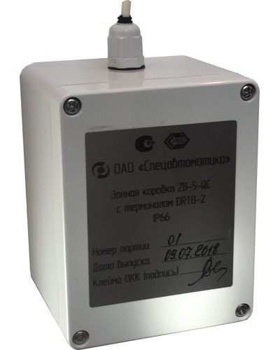 ZB-5-QC с DRTB-2 исп.01. Монтажная зонная коробка. Спецавтоматика, Москва в Королеве