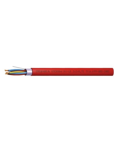 КПСВЭВнг(А)-LS 4х2х2,5 (Спецкабель). Кабель симметричный для систем сигнализации и управления, групповой прокладки, с пониженным дымо- и газовыделением. Спецкабель в Королеве