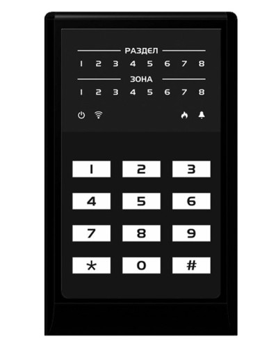 МИРАЖ-КД-04 (black). Кнопочная кодовая панель. Стелс НПП в Королеве